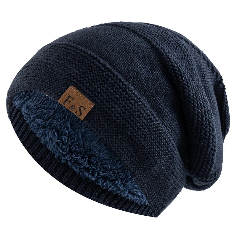 Navi Unisex Winter Beanie | Fur Lined Knit Cap for Casual Wear 11