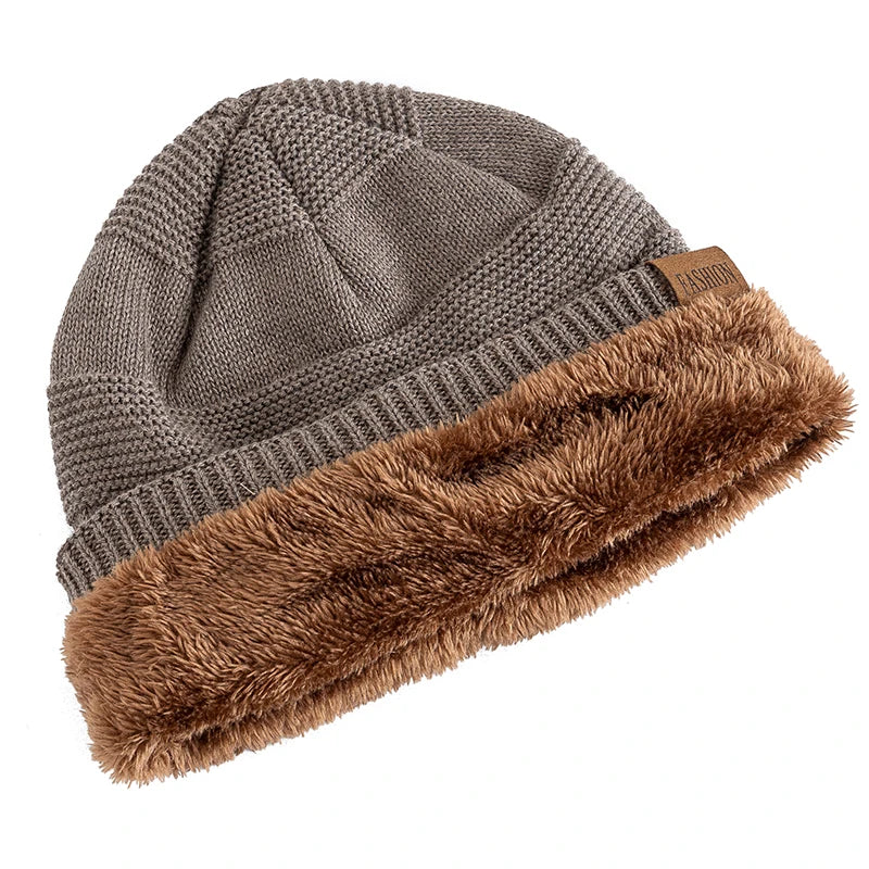 Navi Unisex Winter Beanie | Fur Lined Knit Cap for Casual Wear 3