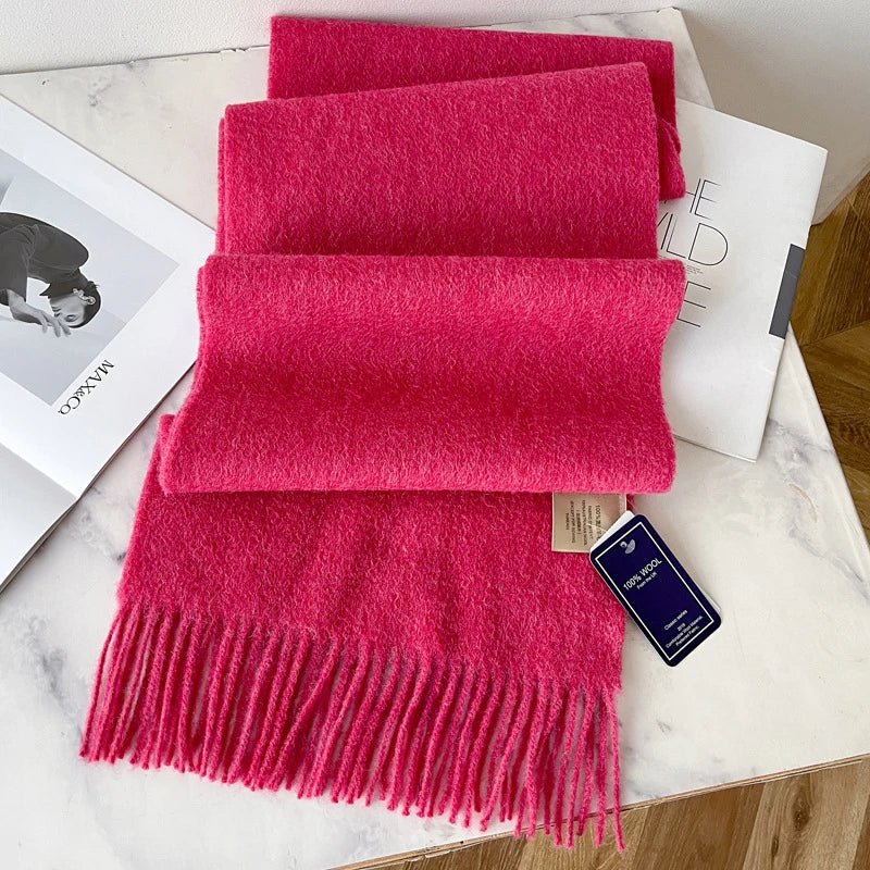 Winston Unisex Wool Scarf | 100% Wool, 28 Colors Available 11
