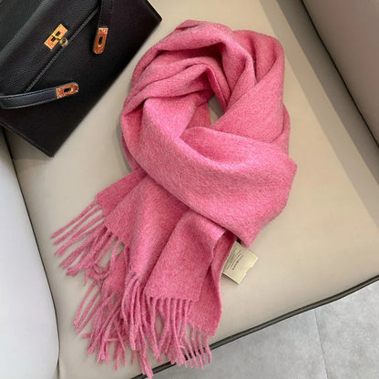 Winston Unisex Wool Scarf | 100% Wool, 28 Colors Available 18