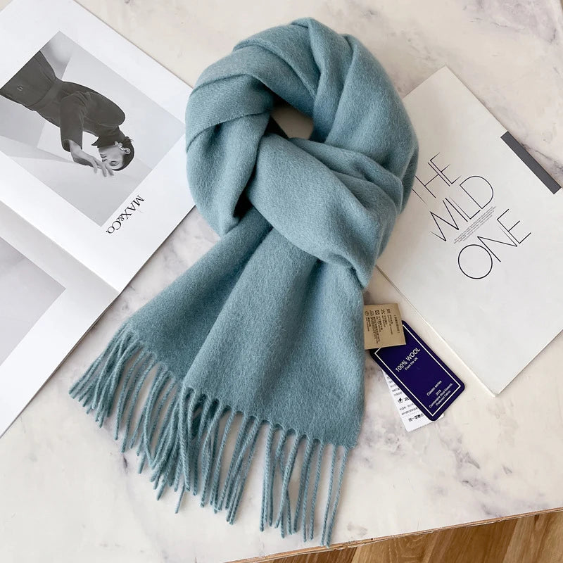 Winston Unisex Wool Scarf | 100% Wool, 28 Colors Available 20
