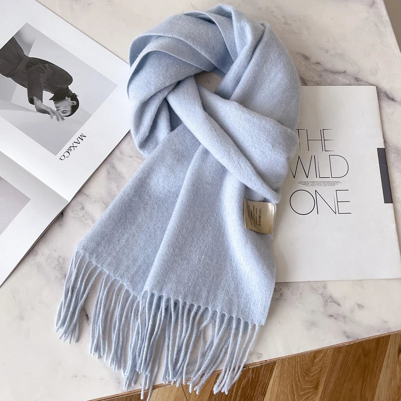 Winston Unisex Wool Scarf | 100% Wool, 28 Colors Available 22