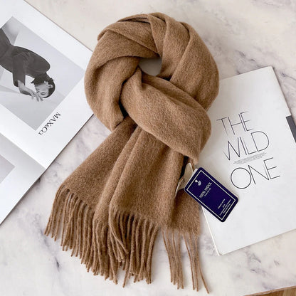 Winston Unisex Wool Scarf | 100% Wool, 28 Colors Available 31