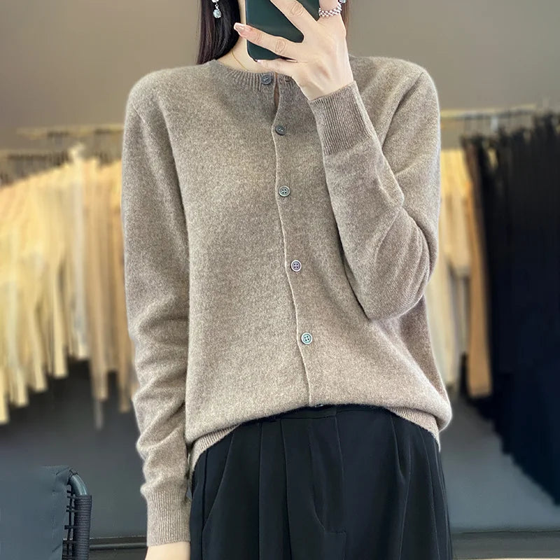 Mira Women's Cardigan | 100% Merino Wool, Lightweight & Casual 9