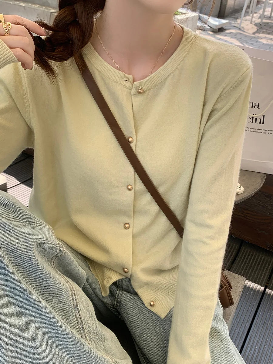 Sari Women's Cardigan Sweater | Knitted, Long Sleeve, Versatile Style 14