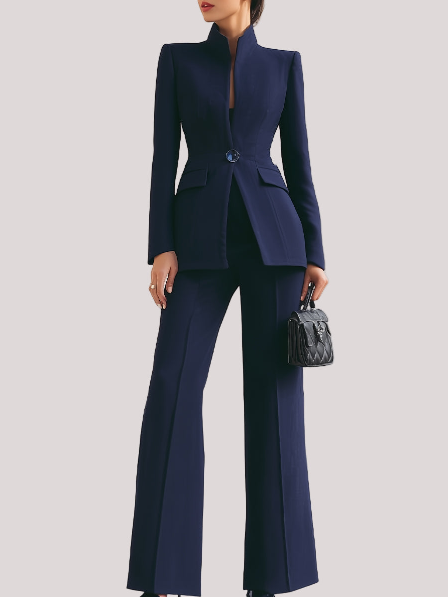 Wendy Women's Suit | Tailored Blazer & Flared Trousers, High-Quality Fabric Blend 0