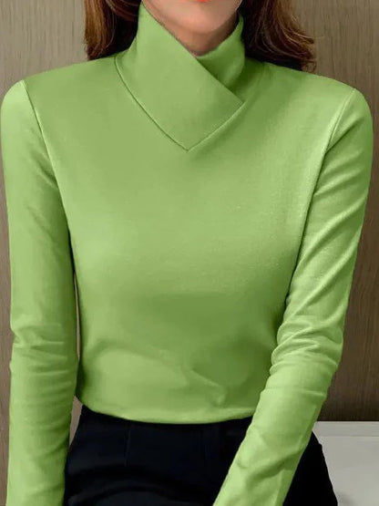 Sophie Women's Turtleneck Shirt | Soft Breathable Fabric, Versatile 4