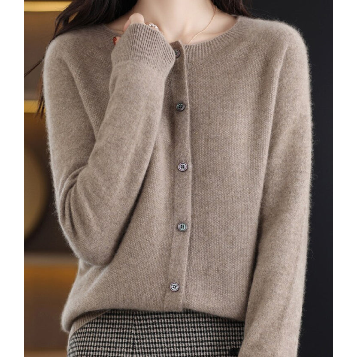 Evelyn Women's Cardigan | 100% Pure Merino Wool, Elegant Design 15