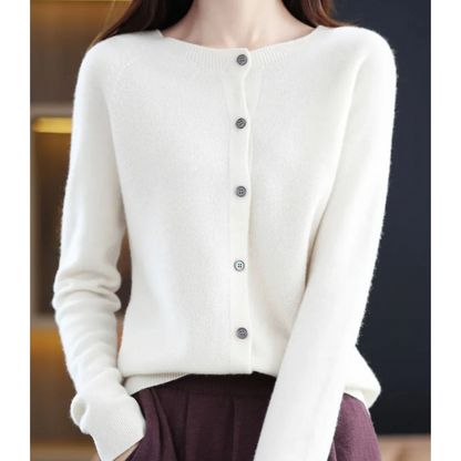 Evelyn Women's Cardigan | 100% Pure Merino Wool, Elegant Design 5