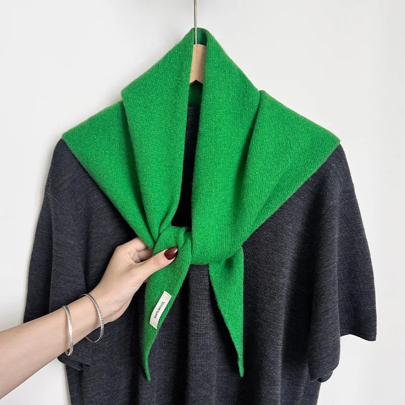 Kara Women's Wool Scarf | 100% Soft Wool, Bright Solid Color 3