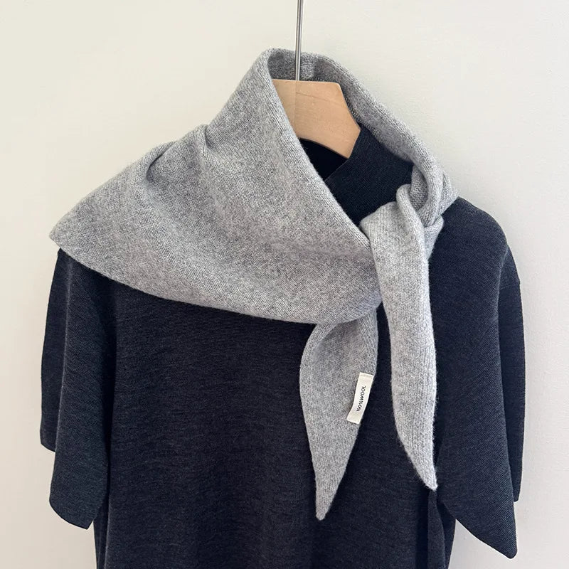 Kara Women's Wool Scarf | 100% Soft Wool, Bright Solid Color 1