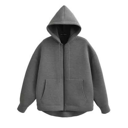 Holly Women's Hoodie | Casual Oversized Zipper with Big Pockets 6
