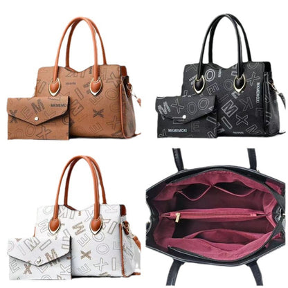 Women’s Elegant Letter Canvas Tote Bag